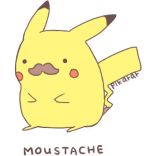 Im the Badass Pikachu with the moustache.
#Bro #Whovian #Brony #Smosher #Otaku