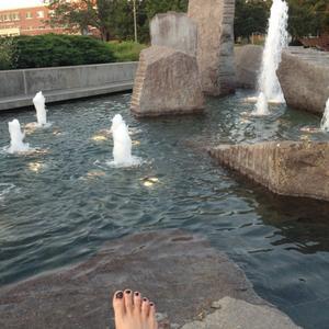 I'm just a simple fountain at the University of Nebraska-Lincoln. Over the years I've grown to become a traditional meeting spot for students and alumni.