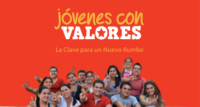 Jóvenes con Valores moviliza recursos y acciones para invertir en la participación juvenil activa, promoviendo la honestidad, la integridad y el patriotismo.