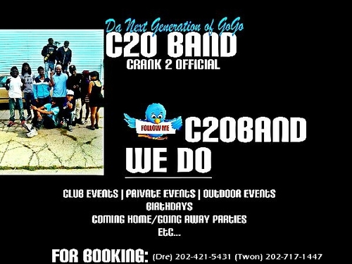 BOOK C2O FOR YOUR NEXT EVENT PLEASE CALL 202-421-5431 &or 202-717-1447WE DO IT ALL. This Is Personal
Mediafire: http://t.co/Nb4NTF5Jpm