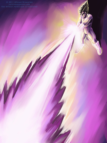 A more powerful version of Vegeta's (@EliteVegeta) signature energy attack.