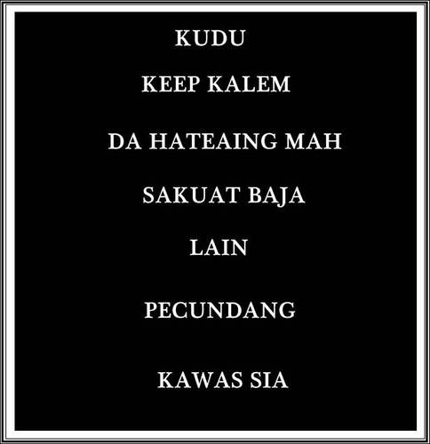 hateaing_hf's profile picture. keep apapun da kami mah lain pecundang | woles stay cool B-)