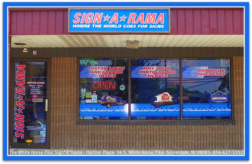 Owner/ manager the White Horse Pike SIGN*A*RAMA
located in Somerdale New Jersey
http://t.co/ikg4OEOV4E