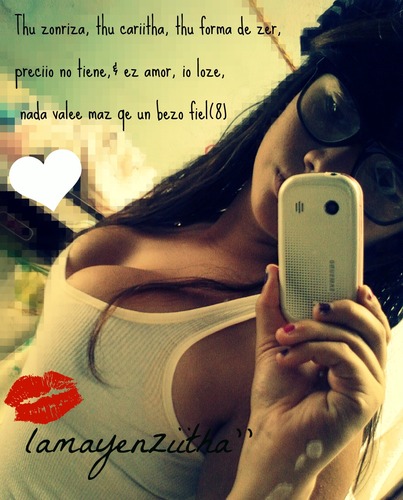 no soi peerfeecta pero miiz defeecttoz zoon nkantadoreez:$$