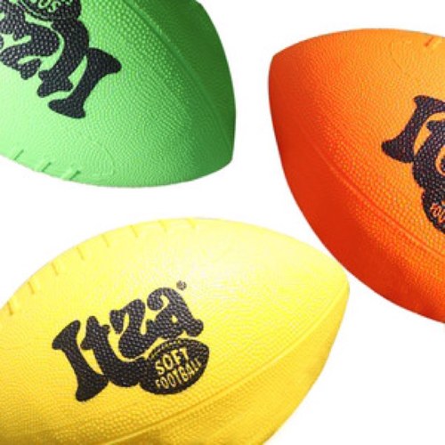 Inspired by the original 1970's classic, the ITZA Soft Football is the official sponsor of the greatest backyard football games ever played