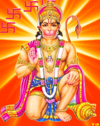 lord shree hanuman on