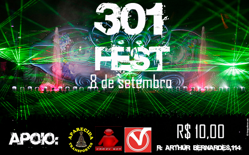 301 FEST dia 08 de setembro. R: Arthur Bernardes 114