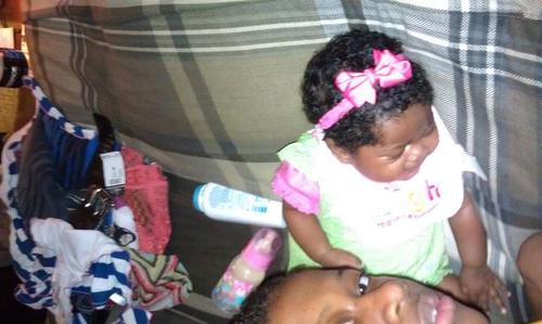 Hey my name is Deonica im 19 with a beautiful baby girl name E'moine S. Tucker.