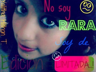 #Soy Bajita por que mi ternura me pesa && no me deja crecer! ♥ Me llamo Yaliitha Hilthon T. Tengo 16 años me gusta el Skate,Nadar & Salir con mi novio!