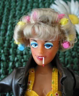 Trash doll white barbie 
