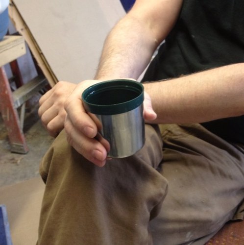 Glave and I have a furniture woodshop together. He's clever and vulgar so instead of writing down what he says, I tweet.
