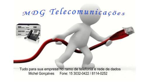 Empresa no ramo de telecomunicação e informática.