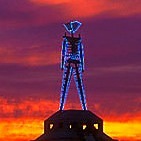 KEEP BURNING MAN POTENTIALLY FATAL

)'(