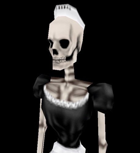 The Quirky Skeletal Maid from #TheSims