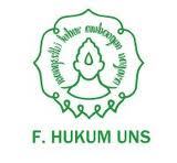 official twitter account of faculty of law Sebelas Maret University 2012