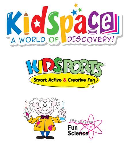 KIDSPACE pusat kreativitas anak 6 bln-12th: KIDSPORTS (Gym Class), KIDS CLUB (Playgroup), KIDS EXTRA (Extra Curricular), FUN SCIENCE, PLAYDIUM-Indoor Playground