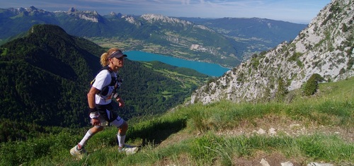 Course trail sur différents formats autour du lac d'Annecy