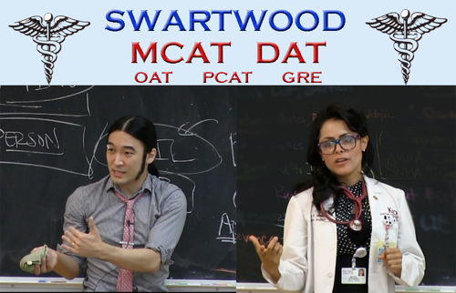 SWARTWOOD Testing, Admissions, & Review is the best choice for the MCAT, DAT, OAT, PCAT, GRE test preparation, university class reviews and private tutoring!