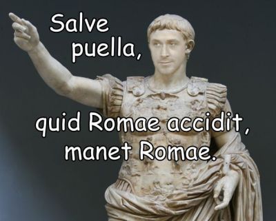 Salve puella, amor vincit omnia et nos cedamus amori!