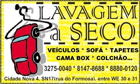 1_ Cidade Nova 4, SN 17 (rua do Formosa) esq. c/ WE 31  ou 2_ Rod. Mário Covas 73 d. Prox. ao viaduto da BR    (91)3275-0040 / 8147-8688 / 8880-0120.