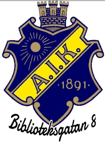 Twitterkontot till den fotbollsinriktade AIK-bloggen Biblioteksgatan 8. Skriver om det mesta som rör AIK.