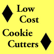 Tinplate steel cookie cutters at great low prices!