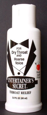 Throat relief spray for entertainers.