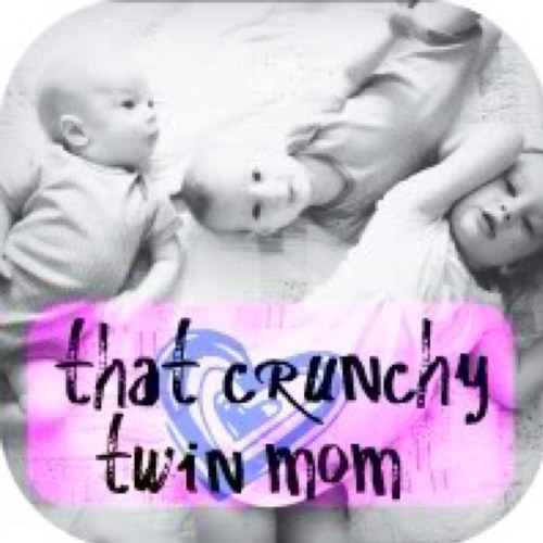 crunchytwinmom's profile picture. crunchy mom with twins plus one.