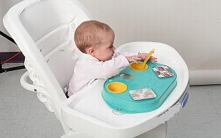 Design & produce modern baby products like award winning Help Yourself Feeding Solution Baby Feeding Tray & Store It Organizer