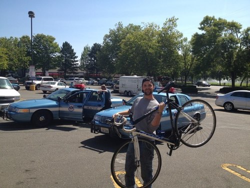 I am just a cyclist, who had the guts to take down a thief.