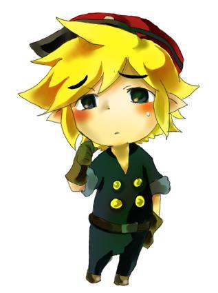 The hero of Spirit Tracks! ... yeah, I pretty much have nothing to say here- Is that a train?!