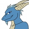 #AfterDark of @XarDragon. 30s/M/USA. Asset 0906. Just a random blue dragon who likes rubbery stuff and other kinds of naughty play :)