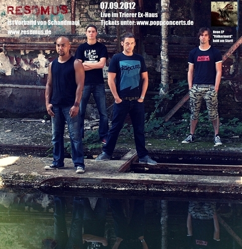 Resomus beweisen eindeutig,dass deutschsprachige Rockmusik sich ohne klischeebeladene,
dumpfe Phrasen transportieren lässt.
Mehr Infos:
www.resomus.de