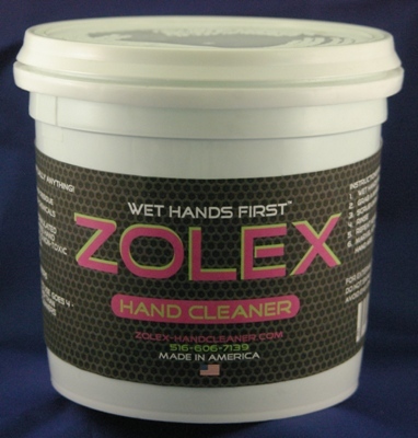 Zolex is a heavy-duty,non-toxic, non-hazardous, petroleum-free, odor-fighting hand cleaner that scrubs working hands clean without harsh chemicals.