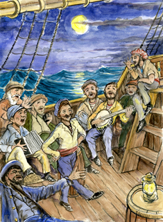 Sing Shanties Song Circle 1st Wednesday of each month, (except Sept.) at Northwest Maritime Center (upstairs). 6:00-8:30 p.m. Free!