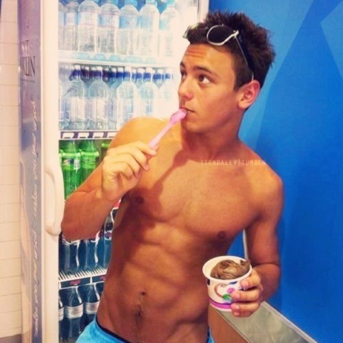 I thank whoever invented speedos;) THOMAS ROBERT DALEY = My inspiration, idol and future husband! Haha! He's not a swimmer he's a diver:') Ask for a follow back