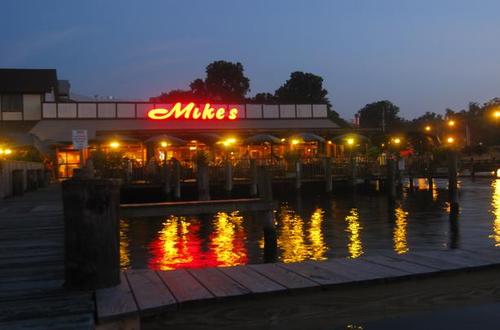 Mike's Bar & Crab House, located in Riva, MD.