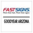 FASTSIGNS Goodyear is a Full Service VISUAL COMMUNICATIONS Company that handles projects from conception to completion.