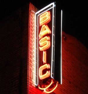 Basic is located in the Historic District of Roseville @ 112 Pacific St. Full bar and thin crust pizza. Please call 916-749-4641 or checkout barbasic.net