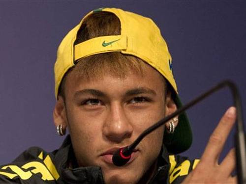 o neymar santista/jogador de futebol