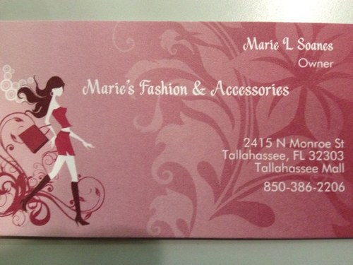 MarieFashion850's profile picture. Marie's Fashion & Accessories Tallahassees premier urban Fashion and clothing Store Located in the Tallahassee Mall! for details contact us @ 8503862206