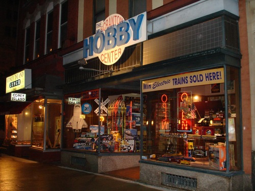 A family owned, old school, full service hobby shop, In Downtown Scranton since 1929. (570) 342-1963  scrantonhobby517@aol.com - Next To Steamtown!