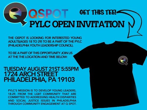 PYLC_Philly's profile picture. PYLC’s mission: To develop LGBT community leaders that address health disparities & social justice issues in Philly through community engagement.