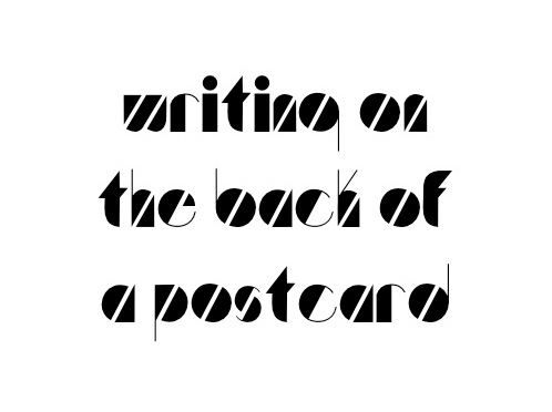 A brand new website for fiction, poetry and drama that fits on the back of a postcard. Open for submissions.