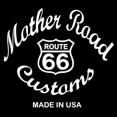 Mother Road Customs B&W Alligator Seat Chopper Bobber Harley Sportster USA Made