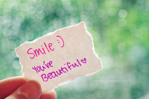 You're all beautiful:) Like my facebook page: You're Not Ugly, Society Is. I follow back:)xx