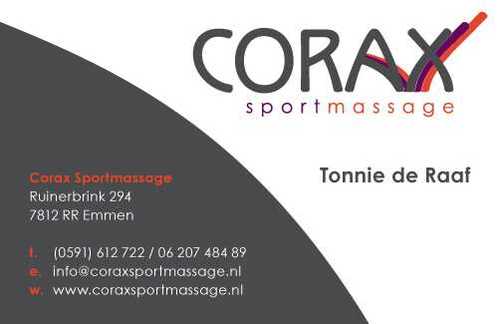 coraxmassage's profile picture. Tonnie de Raaf | Medicaltape | Curetape | Blessure preventie| Dorn therapie | Breuss massage | Verzorger Titan | Voetbal  | Emmen | Anouk Bram Nova
