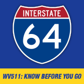 Travel information for Interstate 64 in West Virginia. *Automated feed. Monitored 7AM-5PM*
