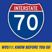 Travel information for I-70 in West Virginia. *Automated feed. Monitored 7AM-5PM*