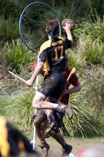 The official twitter account of the Curtin Quidditch Club which will be arriving in 2nd semester. Quidditch is a co-ed, full contact sport. Check us out on fb!